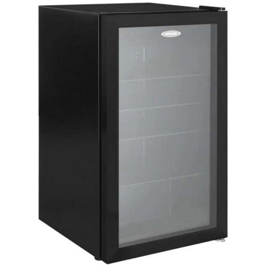 Heller 98L Beverage Cooler Fridge Black HBC98