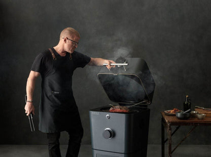 Everdure by Heston Blumenthal 4K Electric Ignition Charcoal BBQ Oven Graphite HBCE4KG (Ex-Display)