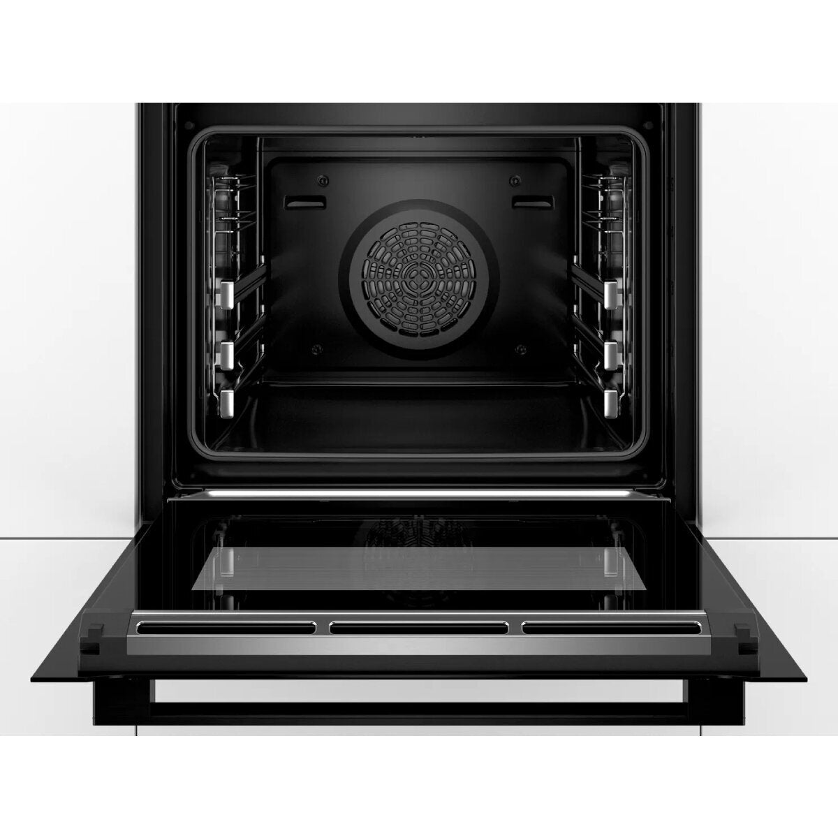 Bosch Series 8 AccentLine 60cm Pyrolytic Built In Oven Carbon Black HBG8755C0