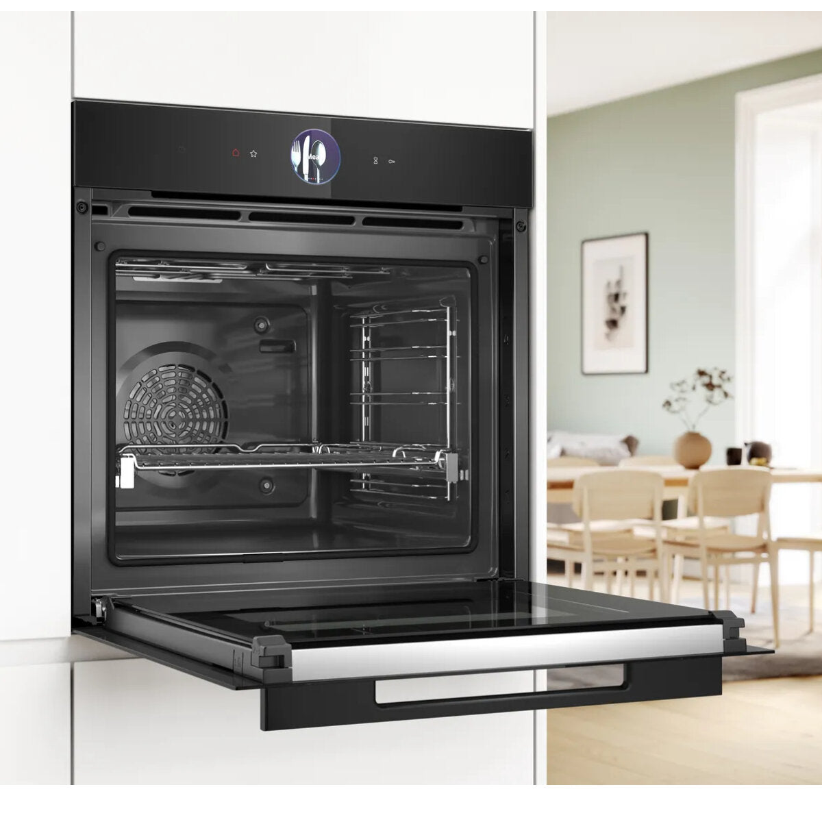 Bosch Series 8 Accentline 60cm Built-in Multifunction Oven Black HBG976MB1A