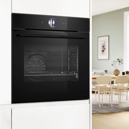 Bosch Series 8 Accentline 60cm Built-in Multifunction Oven Black HBG976MB1A