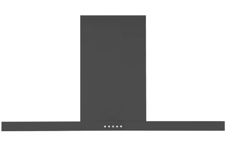 Haier 90cm Canopy Rangehood Box Chimney Black HC90BLB1