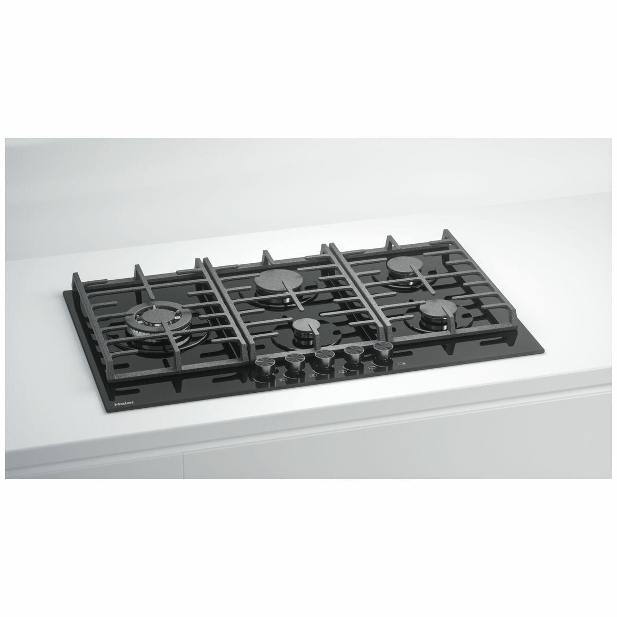 Haier 90cm Gas On Glass Cooktop HCG905WFCG3