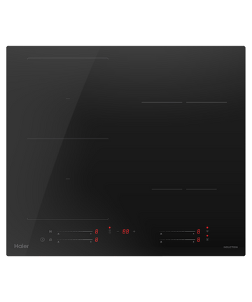 Haier 60cm 500 Series Induction Cooktop with Flexi Zone Low Current HCI604FTPB4