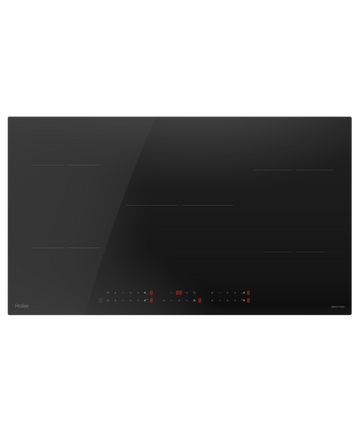 Haier 90cm 300 Series Induction Cooktop Black Low Current HCI905TPB4