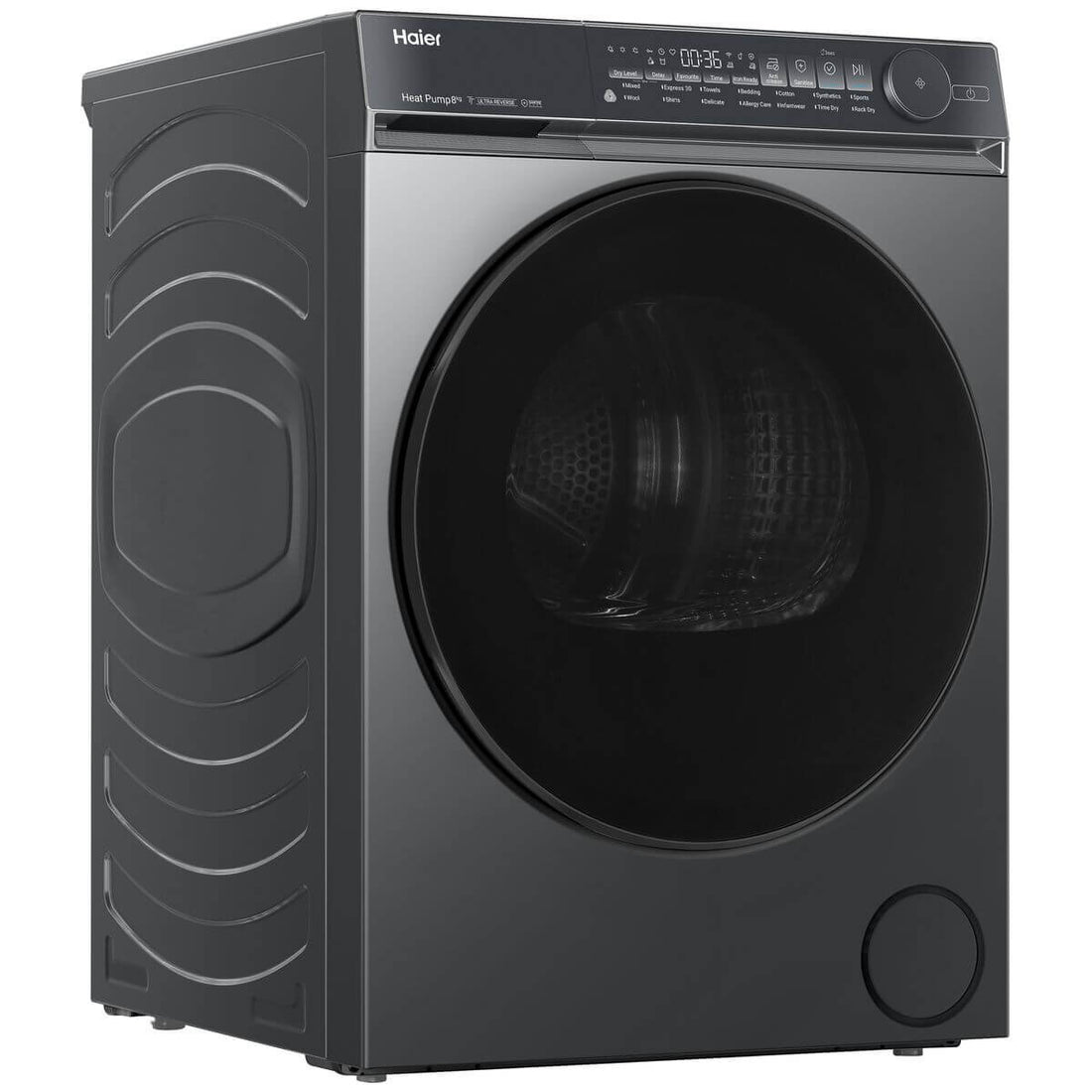 Haier 500 Series 8kg Heat Pump Dryer Dark HDHPS80NB1