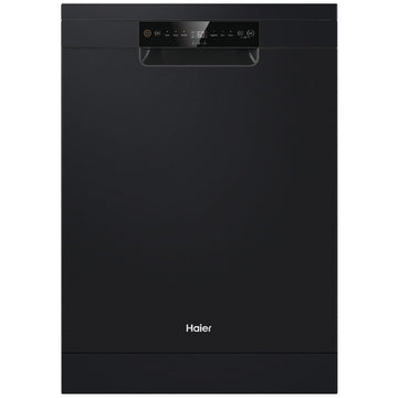Haier 300 Series Freestanding Dishwasher Black HDW13F0B1