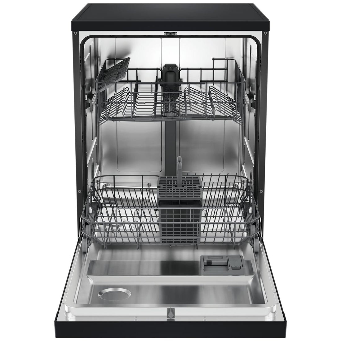 Haier 300 Series Freestanding Dishwasher Black HDW13F0B1