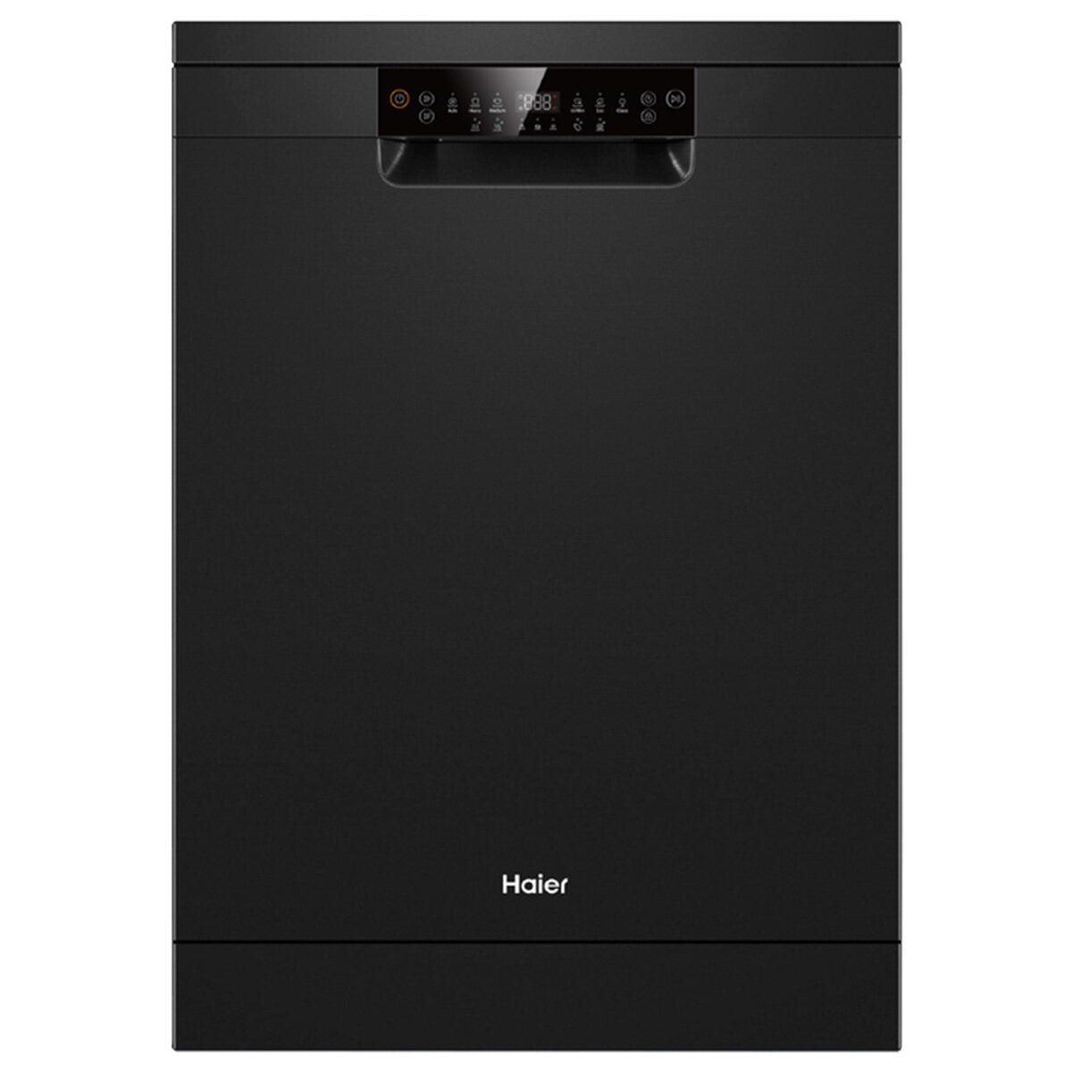 Haier 500 Series Freestanding Dishwasher with Sanitise Black HDW15F1B1