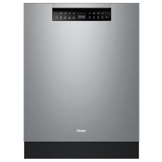 Haier 600 Series Built Under Dishwasher with Steam Satina HDW15U3S1