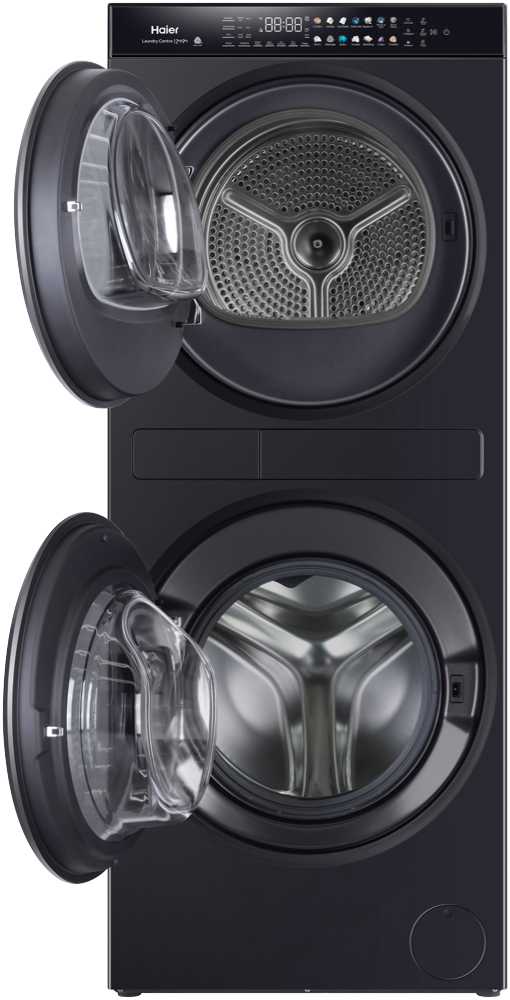Haier 600 Series Laundry Centre 12kg Washer + 9kg Heat Pump Dryer HLC1290CTB1