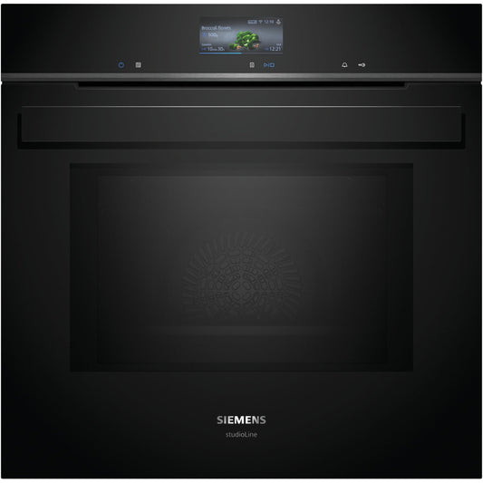 Siemens iQ700 60cm Built-In Oven with Microwave Function Black HM976GMB1B (Unboxed)