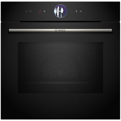 Bosch Series 8 Black Multifunction Oven With Microwave HMG7761B1A