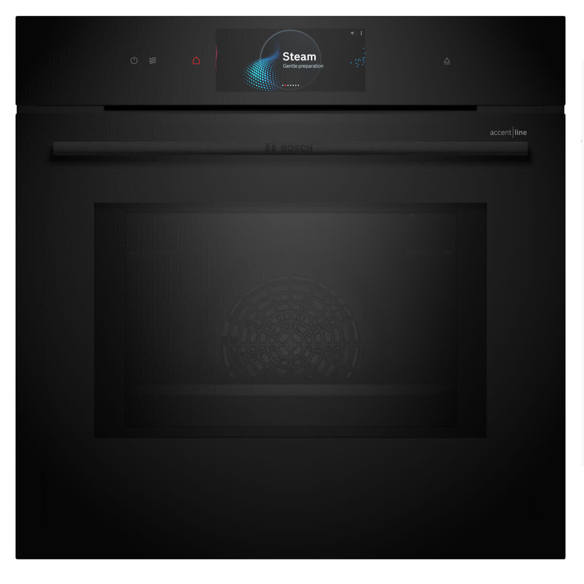 Bosch Series 8 Accentline Multifunction Oven with Microwave and Steam Black HNG978QB1A