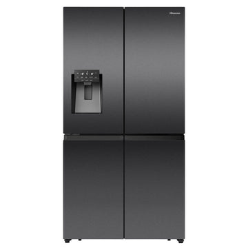 Hisense 585L PureFlat Eclipse Refrigerator Dark Stainless Steel HRCD586TBWB