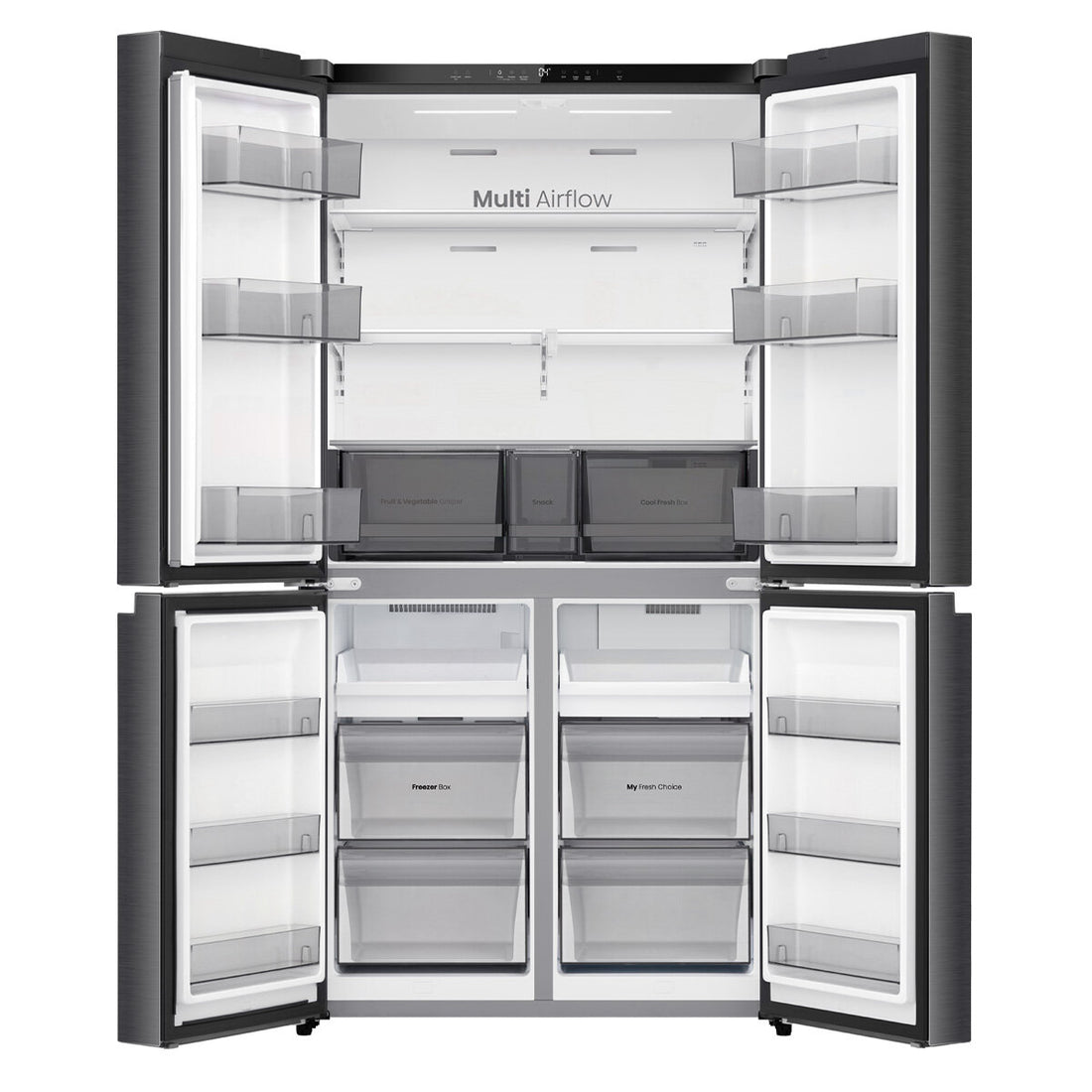 Hisense 647L PureFlex French Door Refrigerator Dark Stainless HRCD640TB