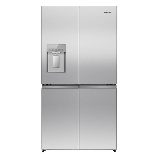 Hisense 640L PureFlex French Door Refrigerator with Non-Plumbed Ice and Water Dispenser Stainless Steel HRCD640TSW