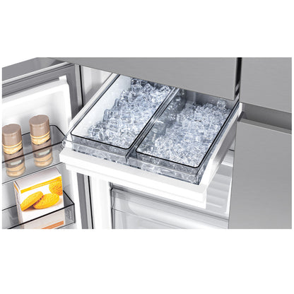 Hisense 640L PureFlex French Door Refrigerator with Non-Plumbed Ice and Water Dispenser Stainless Steel HRCD640TSW