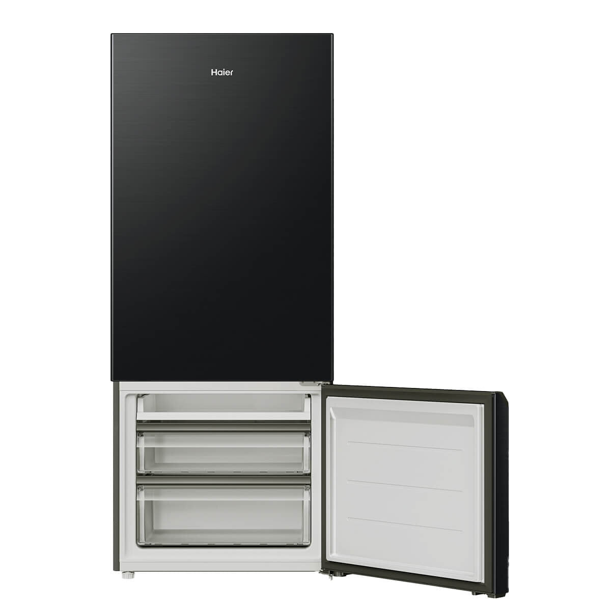 Haier 433L Bottom Mount Refrigerator Black HRF420BC