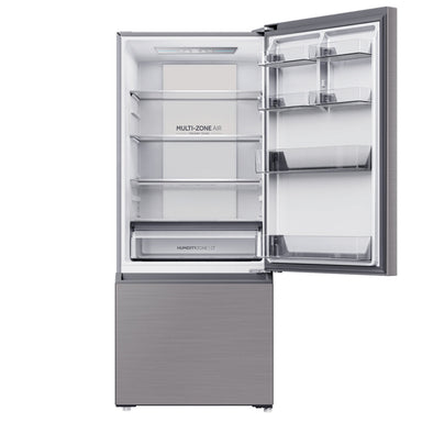 Haier 433L Bottom Mount Refrigerator Satina Silver HRF420BS – Rick