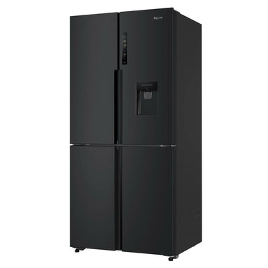 Haier 466L Quad Door Frost Free Fridge with Water Dispenser Black