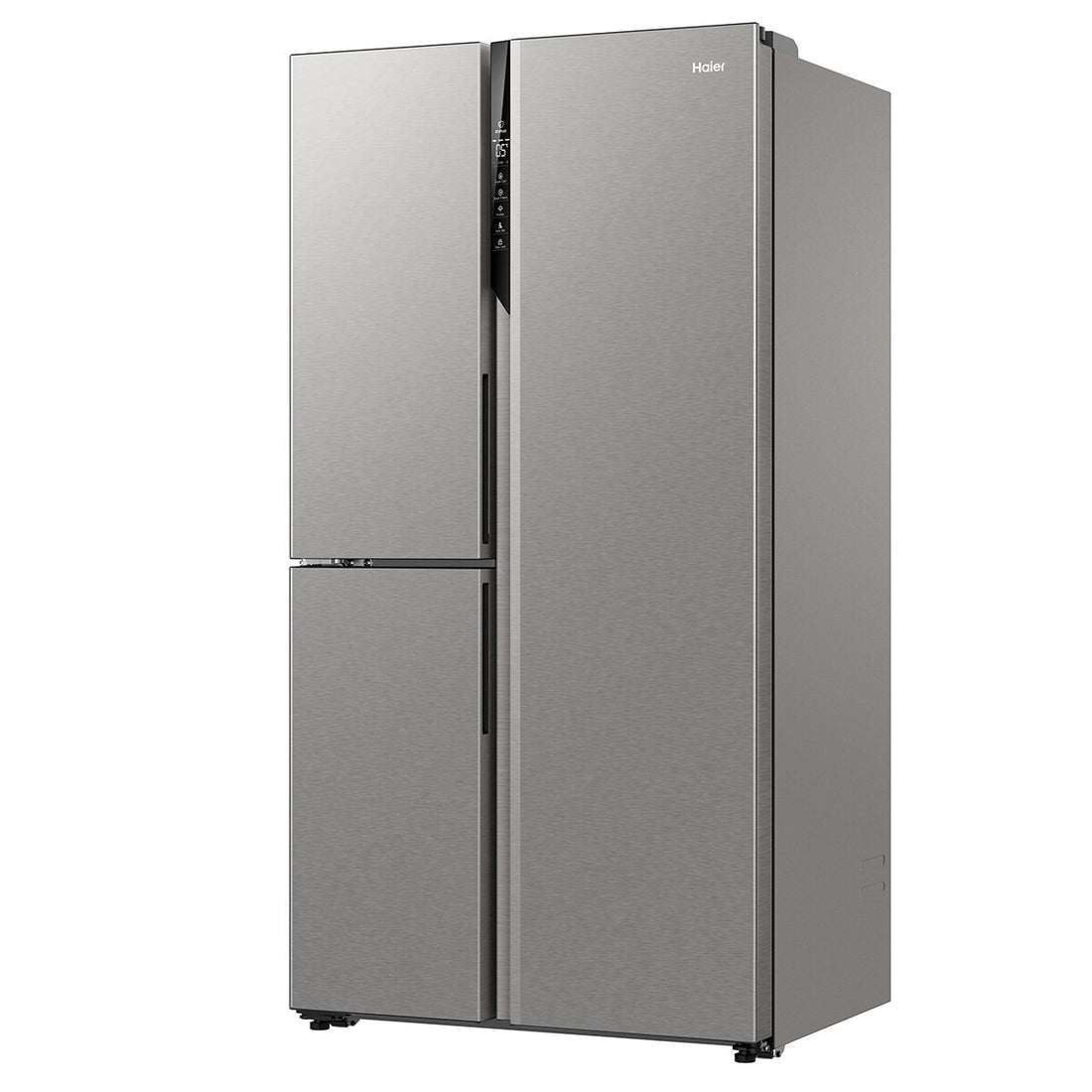 Haier 574L S+ Three Door Side by Side Fridge Satina Silver HRF575XS
