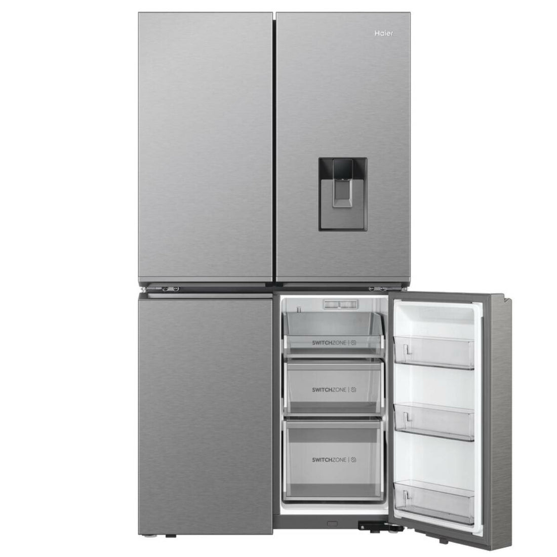 Haier 623L Quad Door Refrigerator with Ice and Water Wi-Fi Enabled HRF680YPS