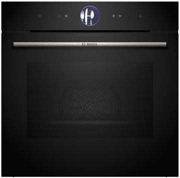 Bosch Series 8 Black MultiFunction Oven With Steam HRG776MB1A