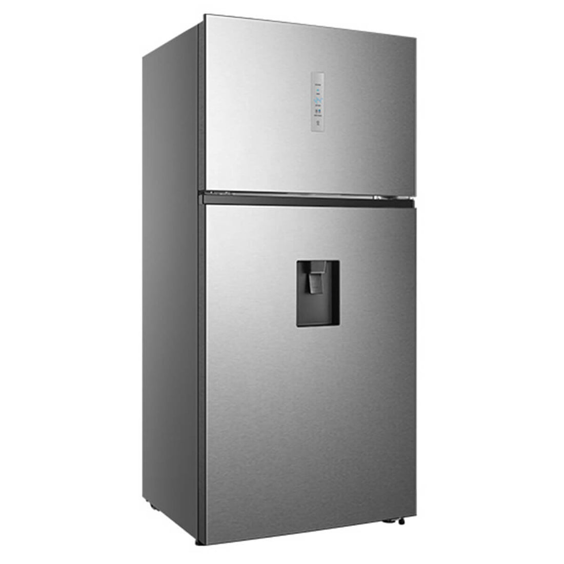 Hisense 496L Top Mount Refrigerator with Non-Plumbed Water Dispenser Stainless Steel HRTF497SW