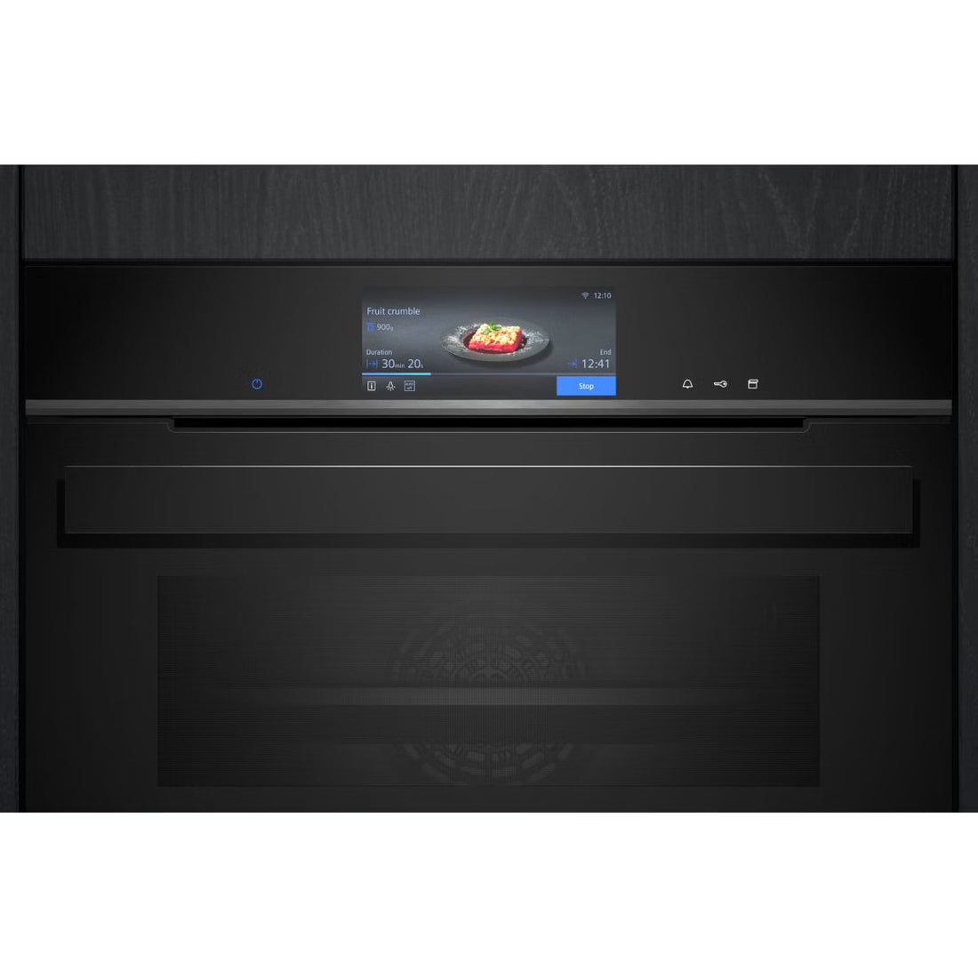 Siemens iQ700 60cm Built-In Oven with Steam Function Black HS958GCB1 (Ex-Display)
