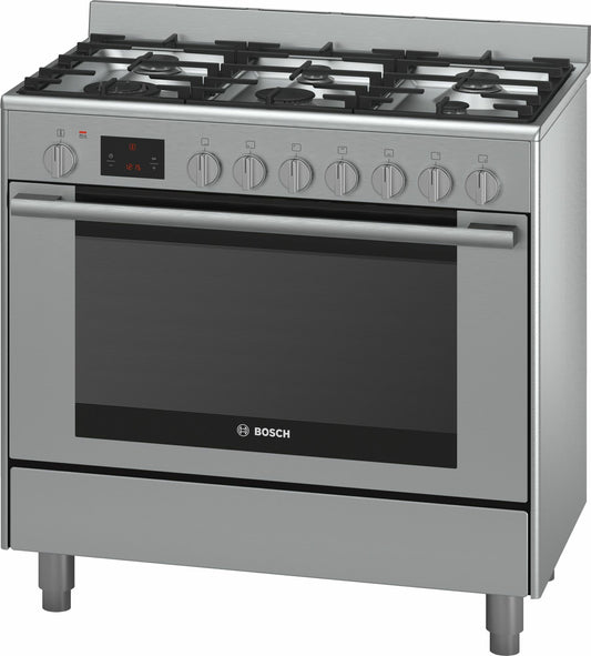 Bosch Serie 8 90cm Freestanding Dual Fuel Oven/Stove HSB838357A