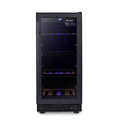 Husky Riserva 80L Single Zone Wine Fridge Black HUSWS33SMBZY