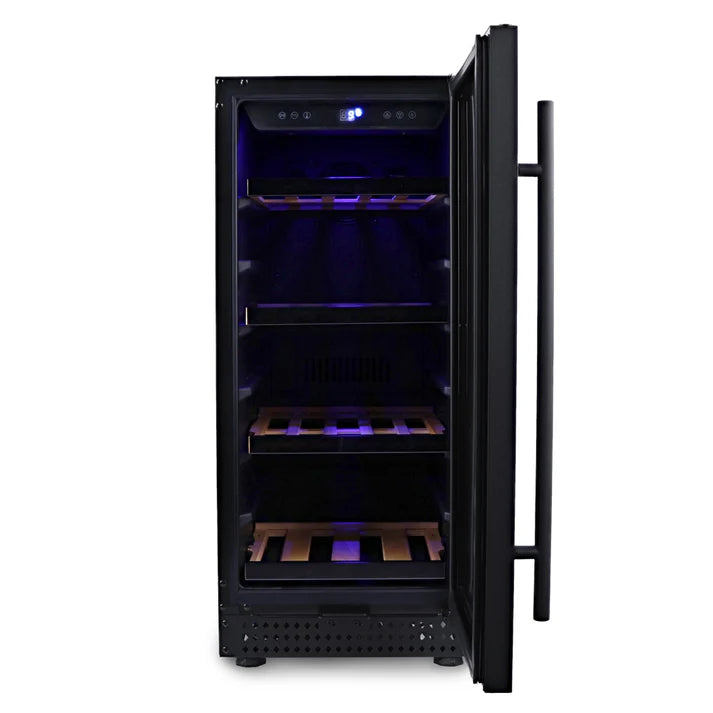 Husky Riserva 80L Single Zone Wine Fridge Black HUSWS33SMBZY