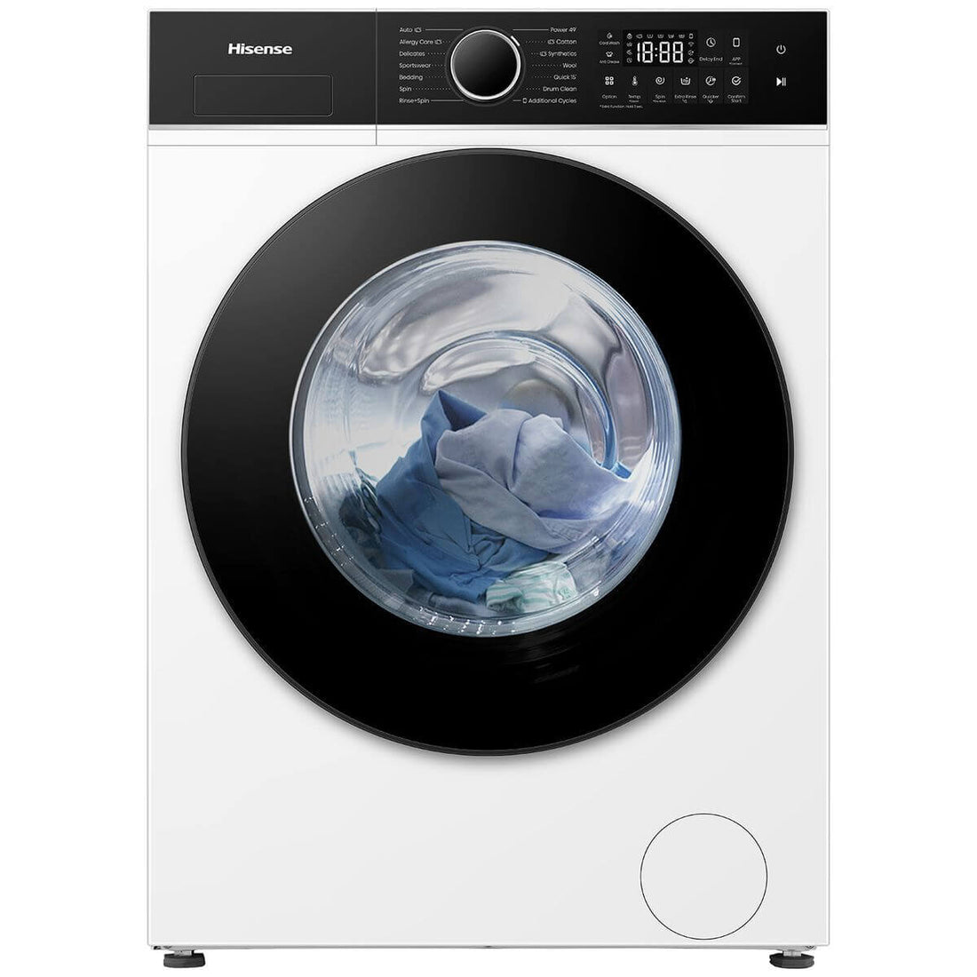 Hisense Series 5I 10kg Max Drum Front Load Washing Machine White HWF5I1015