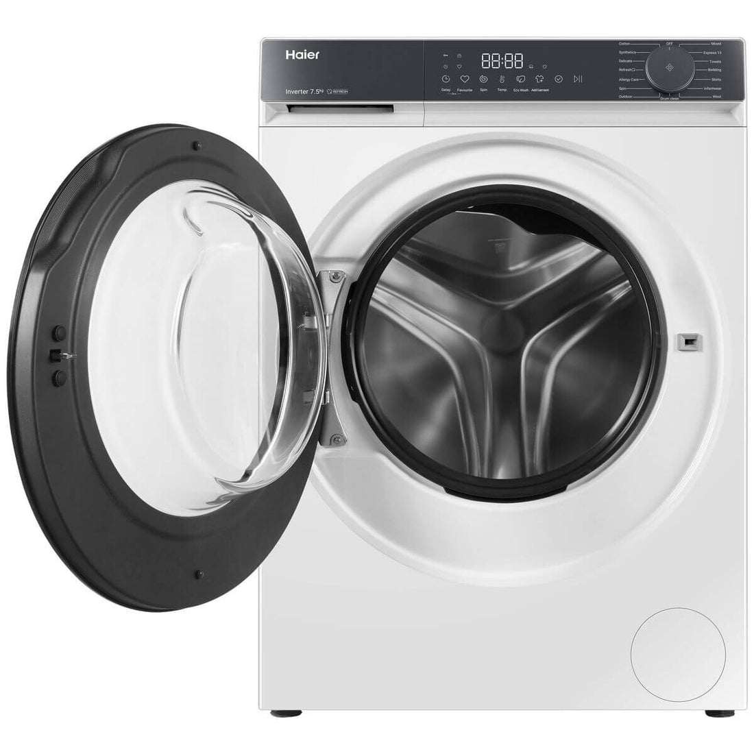 Haier 300 Series 7.5kg Front Load Washing Machine White HWF75KW1