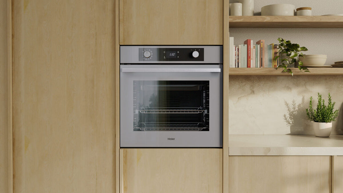 Haier 60cm Grey 500 Series Pyrolytic Oven with Air Fry HWO60S12EPG5