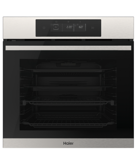 Haier 60cm 600 Series 14 Function Built-in Pyrolytic Oven with Steam Assist Stainless Steel HWO60S14TPX5