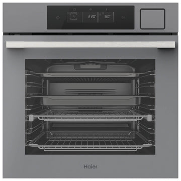 Haier 60cm 600 Series Built-In Pyrolytic Oven with Steam Assist Plus Grey HWO60S16TPG5