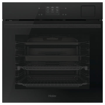 Haier 60cm 600 Series Built-in Oven with Air Fry & Steam Assist Black HWO60S25TTPB5