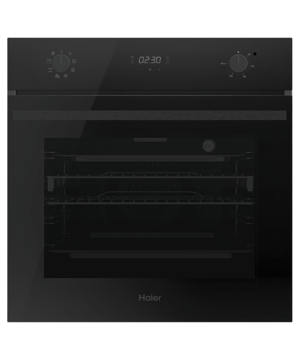 Haier 60cm 500 Series 7 Function Built-in Oven with Air Fry Black HWO60S7EB5