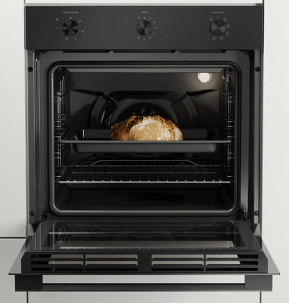 Haier 60cm Black Glass MultiFunction Oven HWO60S7MB3