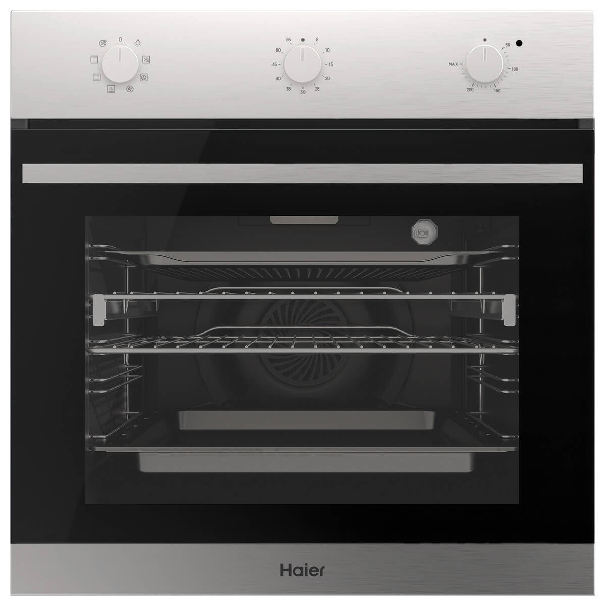 Haier 60cm 300 Series 7 Function Built-in Oven with Air Fry Stainless Steel HWO60S7MX6