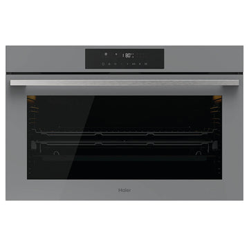 Haier 90cm 500 Series Built In Oven with AirFry and Steam Assist Grey HWO90S16TG3