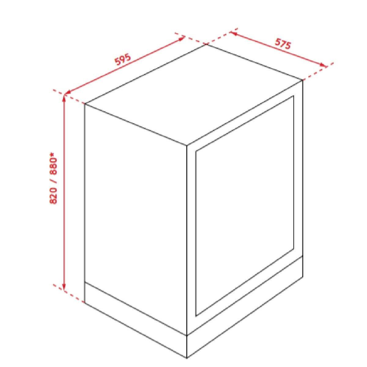 InAlto 142L Single Zone Beverage Centre IBC178.1