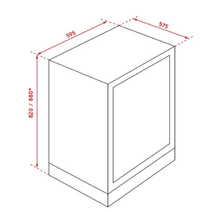 InAlto 142L Single Zone Beverage Centre IBC178.1