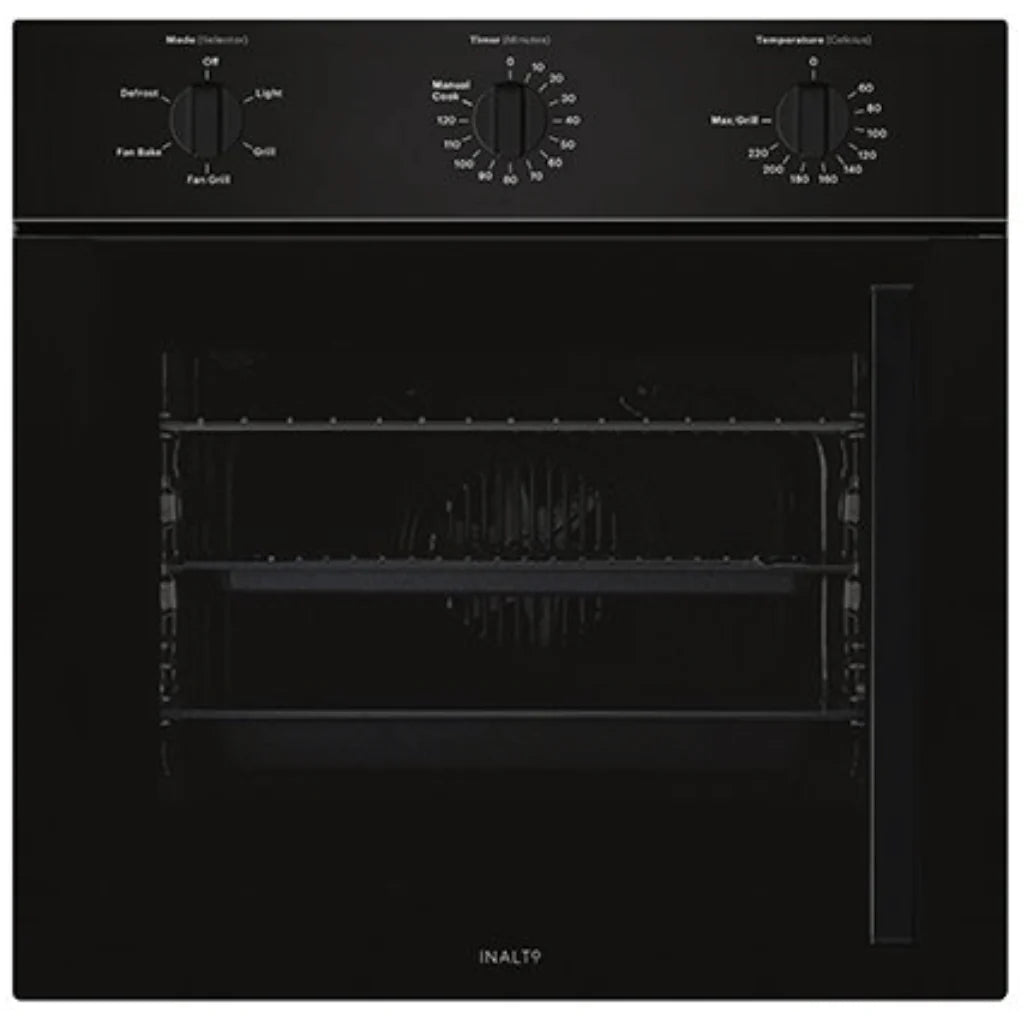 Inalto Side Opening 5 Function Electric Black Oven IOSO605M-L
