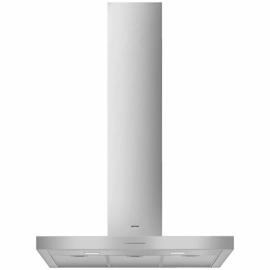 Smeg 90cm Wall Mount Stainless Steel Canopy Rangehood KBTAU900XE