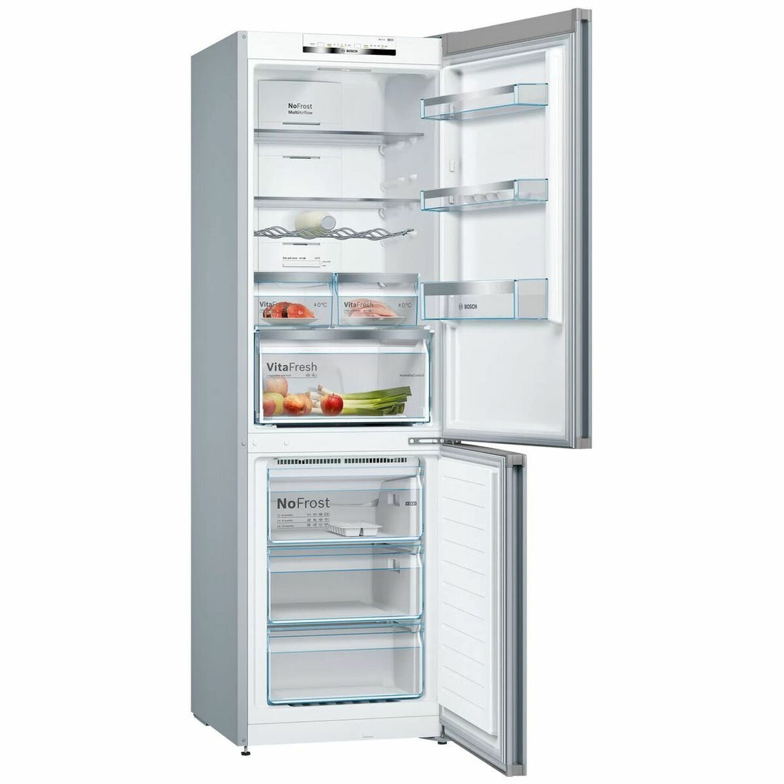 Bosch Series 4 324L Freestanding Bottom Mount Frost Free Fridge KGN36VI3AA