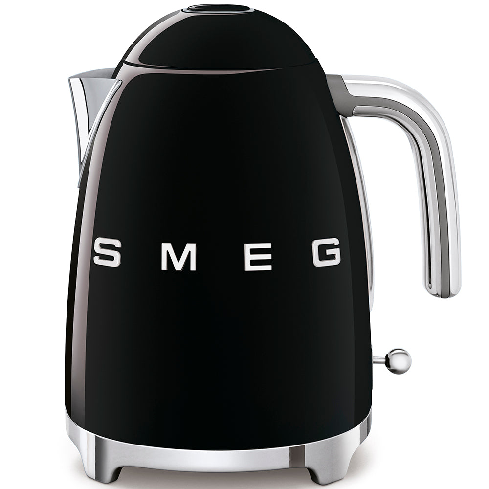 Smeg 50s Retro Style Aesthetic Electric Kettle Black KLF03BLAU