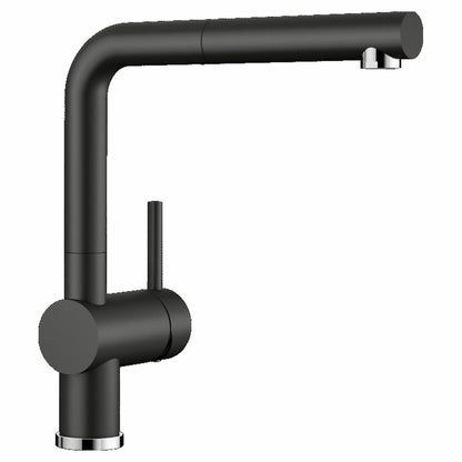 Blanco Kitchen Mixer with Pull Out Tap Black LINUSSB